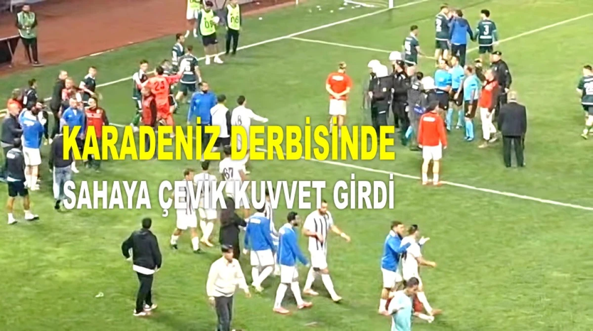 ORDUSPOR 1967-GİRESUNSPOR MAÇINA OLAYLAR DAMGA VURDU