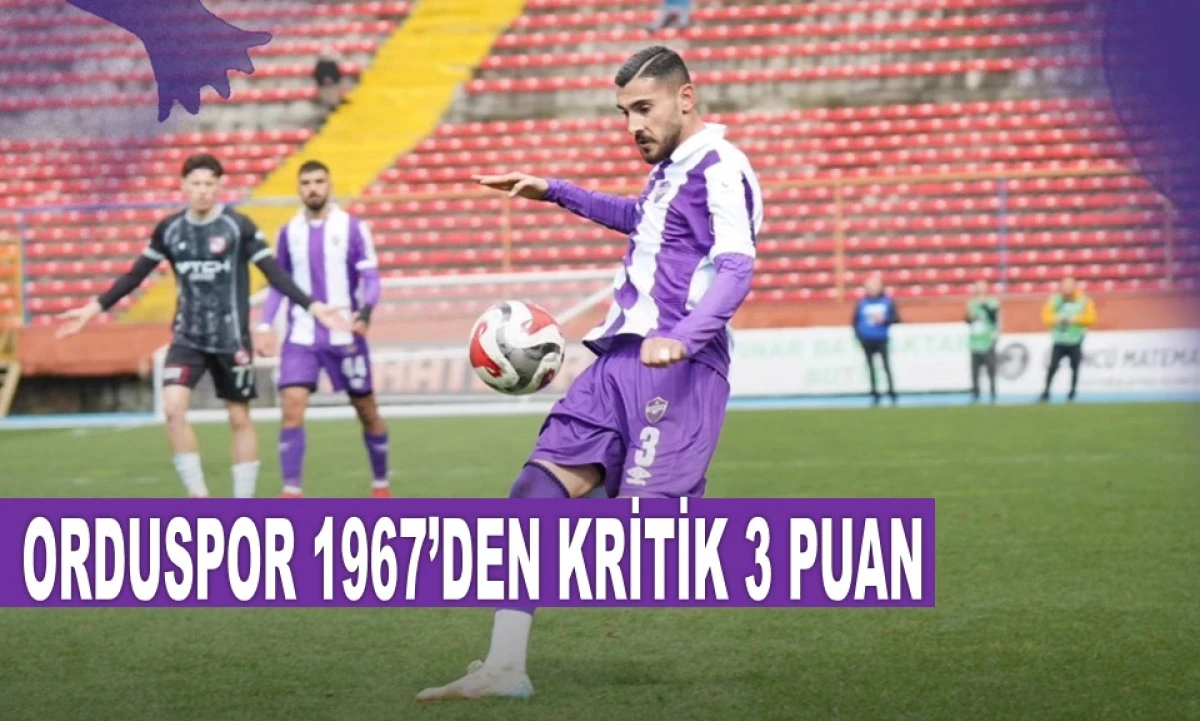 Orduspor 1967 R&ouml;vanşı Aldı: Zonguldak&rsquo;ı Deplasmanda Yıktı