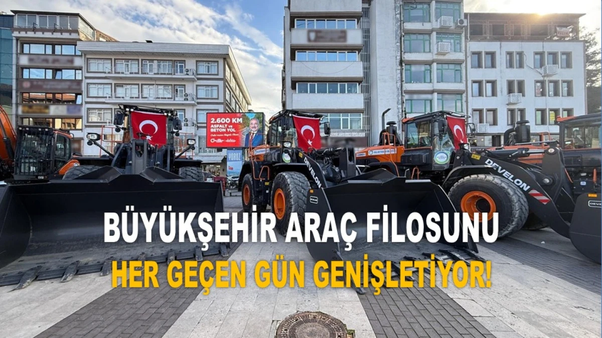 Ordu&rsquo;ya 5 Yeni İş Makinesi Daha Kazandırıldı