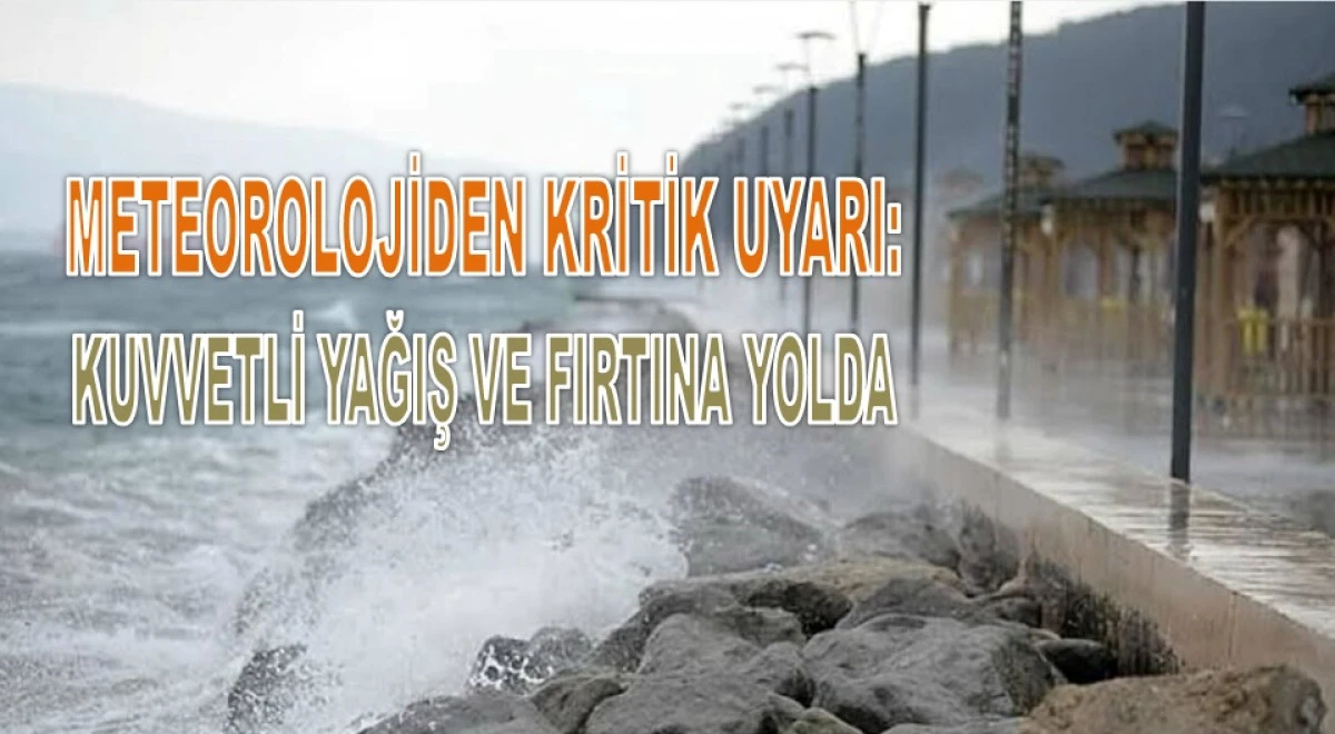 Ordu'ya Sarı Kodlu Uyarı: Fırtına Kapıda!