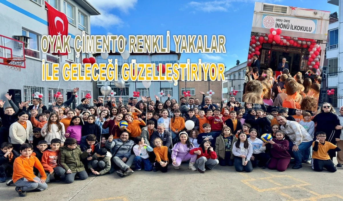 OYAK &Ccedil;imento&rsquo;dan &Uuml;nye İn&ouml;n&uuml; İlkokulu&rsquo;na Anlamlı Destek