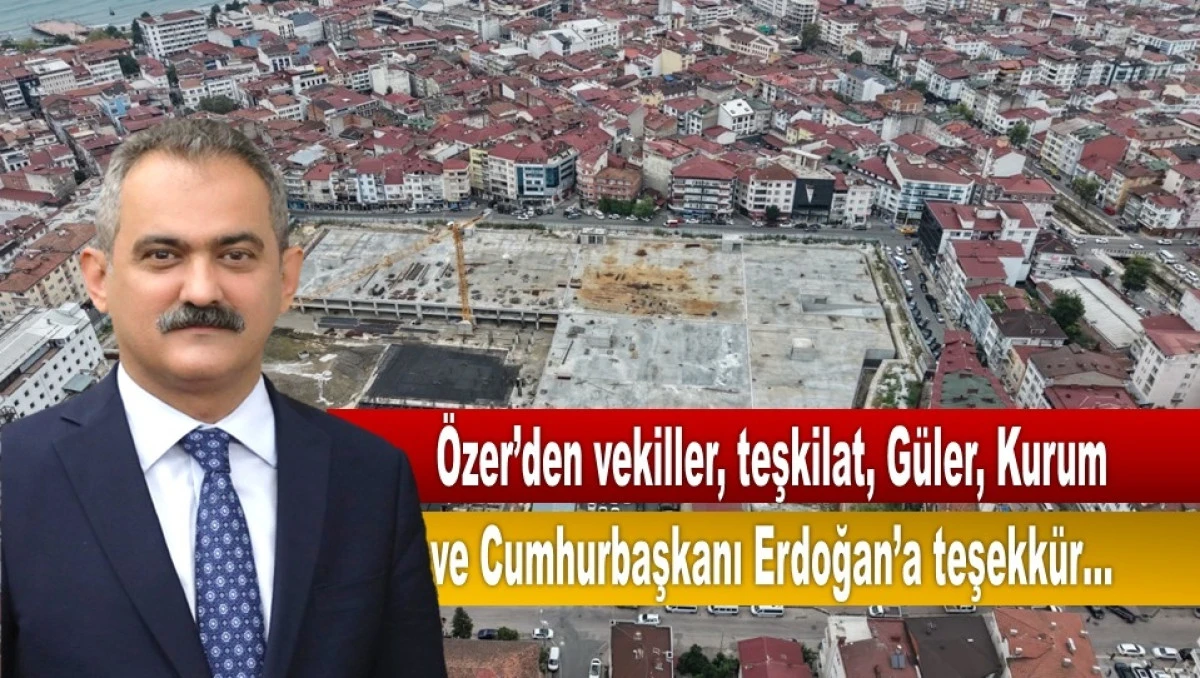 &Ouml;zer, Millet Bah&ccedil;esi'nin Bitiş Tarihini A&ccedil;ıkladı