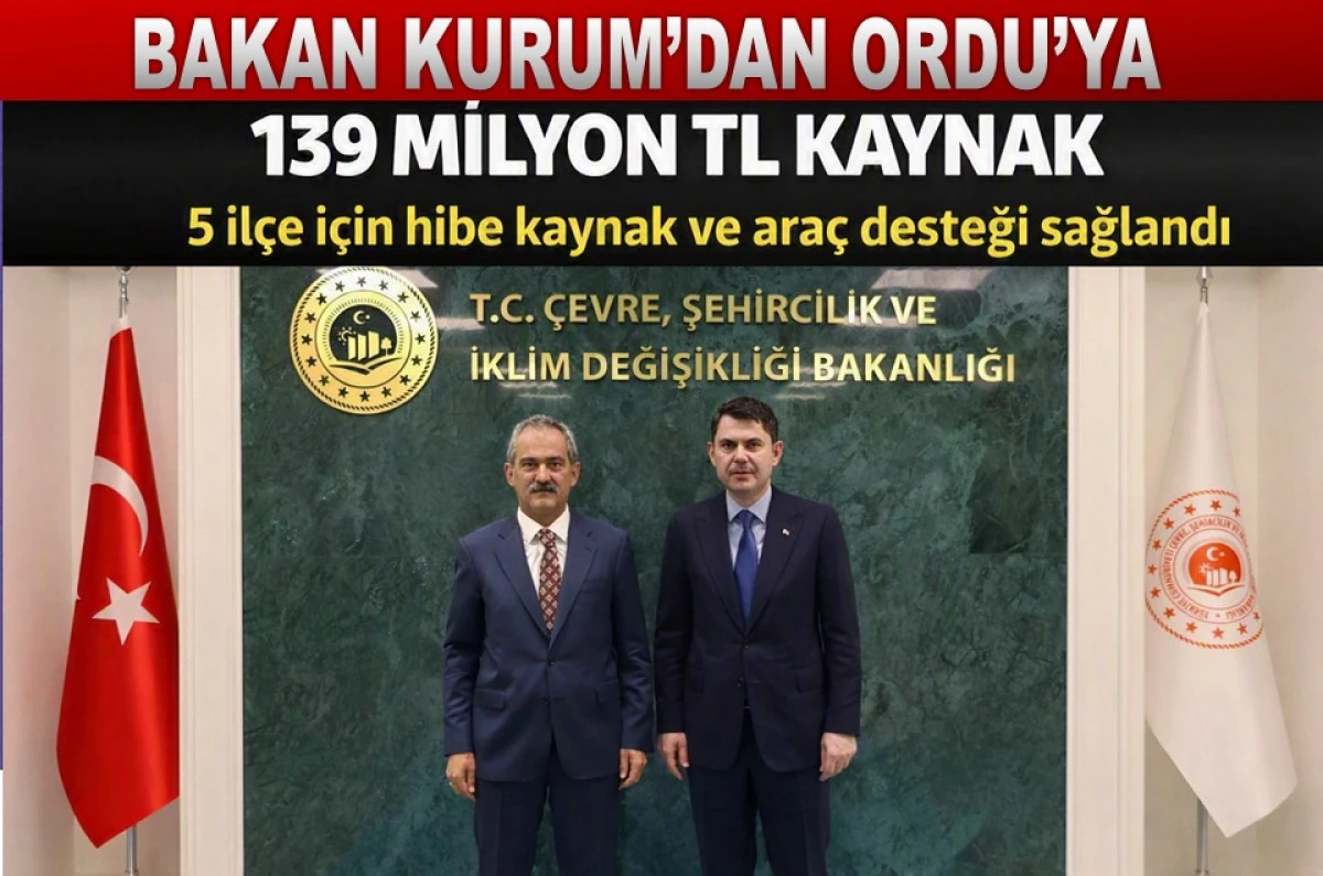 &Ouml;zer ve Kurum'un G&ouml;r&uuml;şmesinden 139 Milyon TL Kaynak 