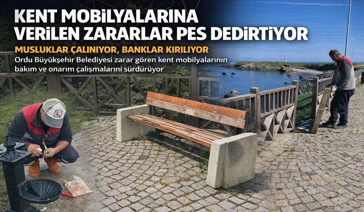 Parklarda Musluklar &Ccedil;alınıyor, Banklar Kırılıyor