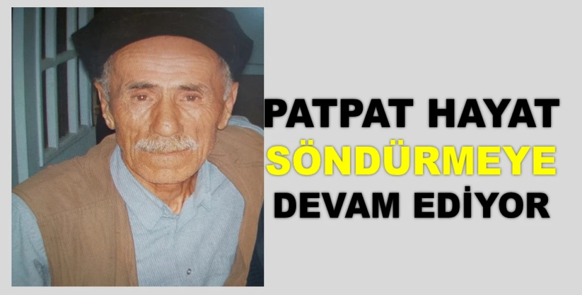 PATPATLA KAMYONUN ÇARPIŞTIĞI KAZADA HAYATINI KAYBETTİ