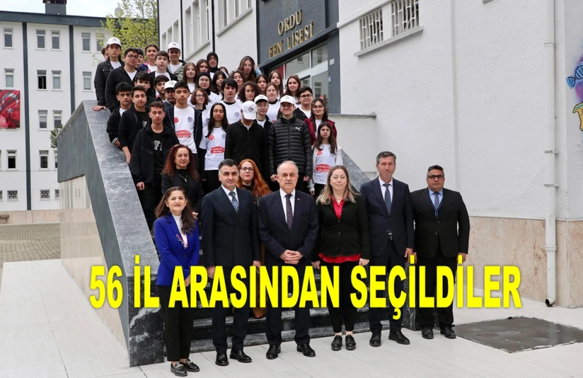 PİSA'DA BAŞARILI OLAN ORDU FEN LİSESİ GURURLANDIRDI