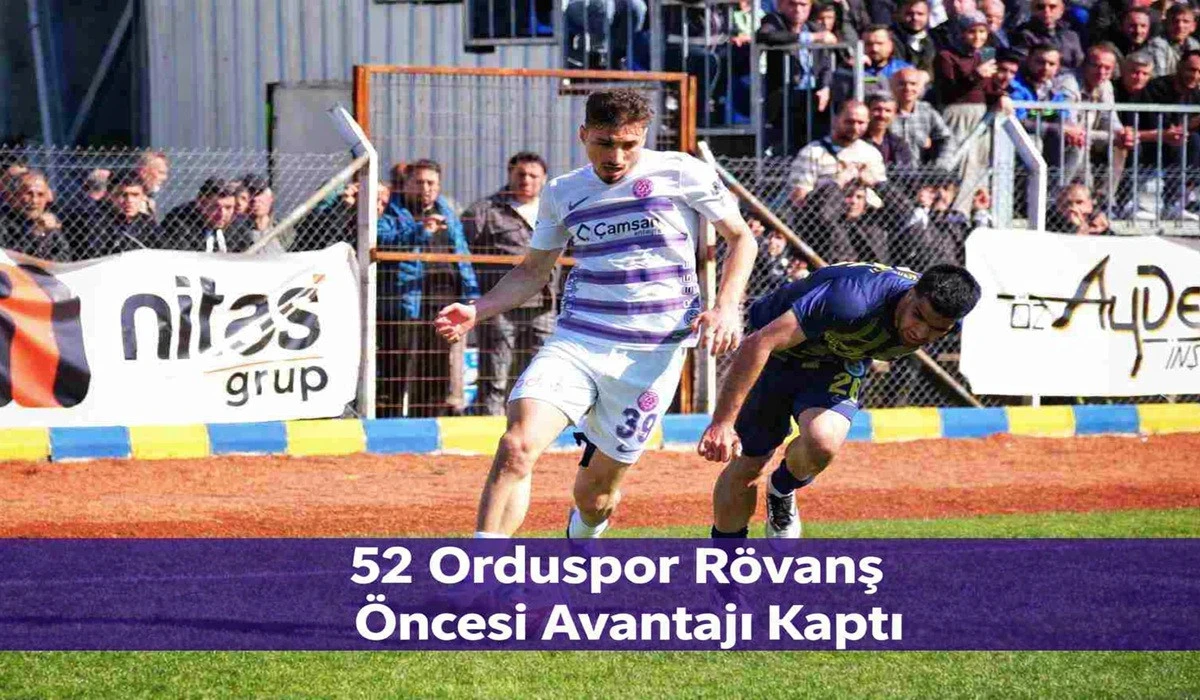 Play-Off İlk Turda 52 Orduspor Farklı Galip: 1-3
