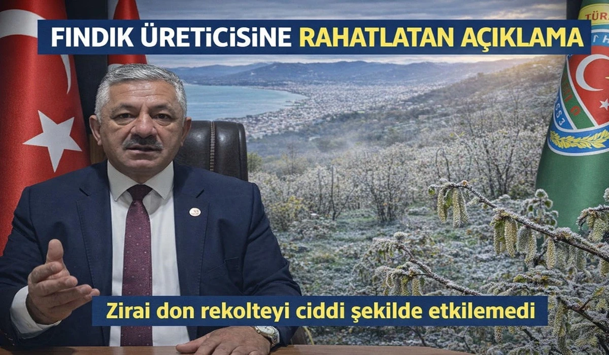 Rahatlatan A&ccedil;ıklama: Zirai Don Fındığı Teğet Ge&ccedil;ti