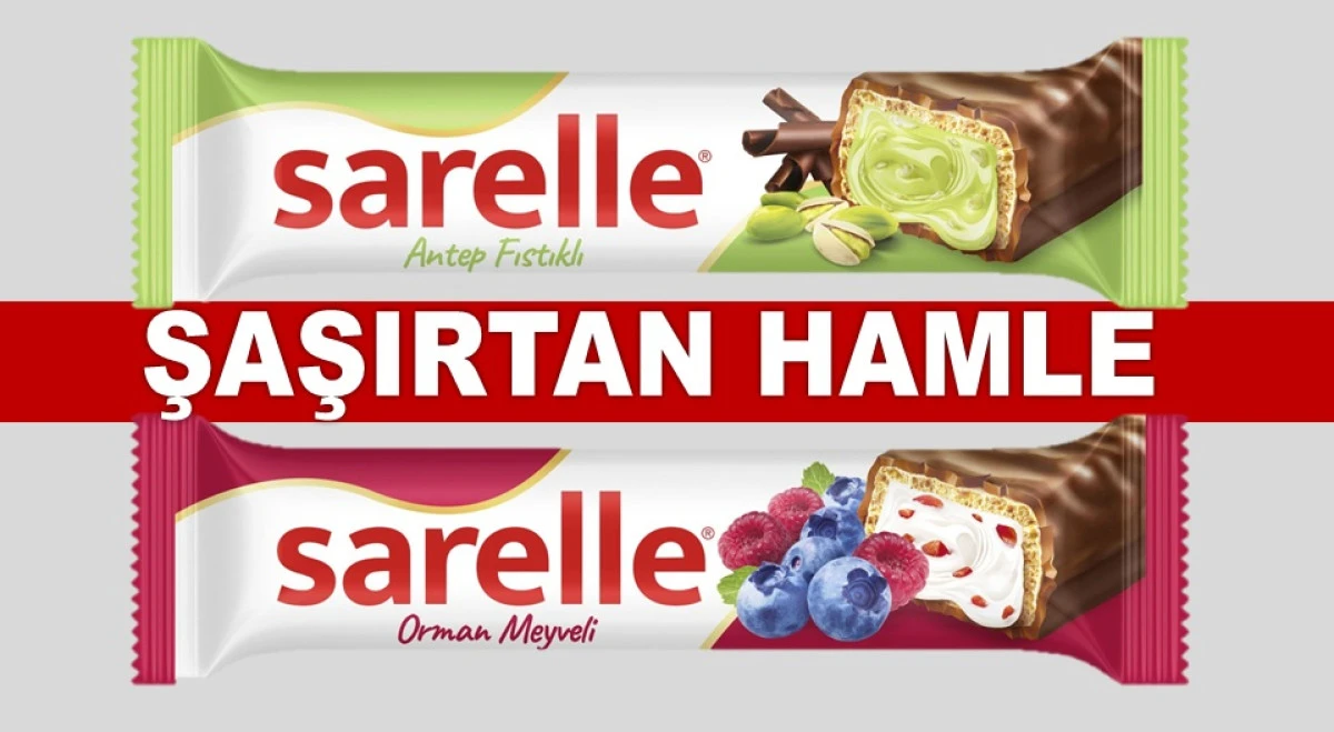 SARELLE GOFRETLERİNE ANTEP FISTIK KATIYOR