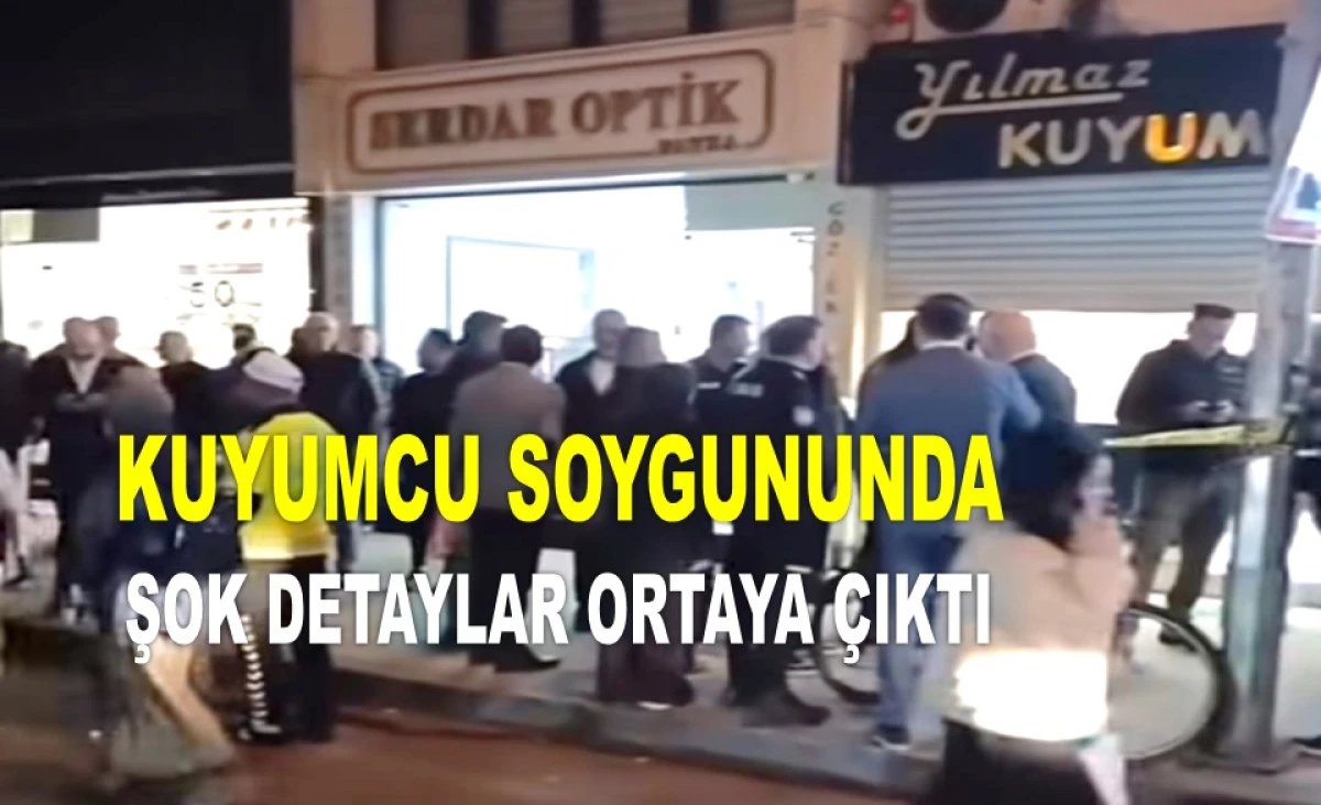 SİLAHLA GİRDİĞİ KUYUMCUDAN 5 KİLO ALTINI ÇALIP KAÇTI