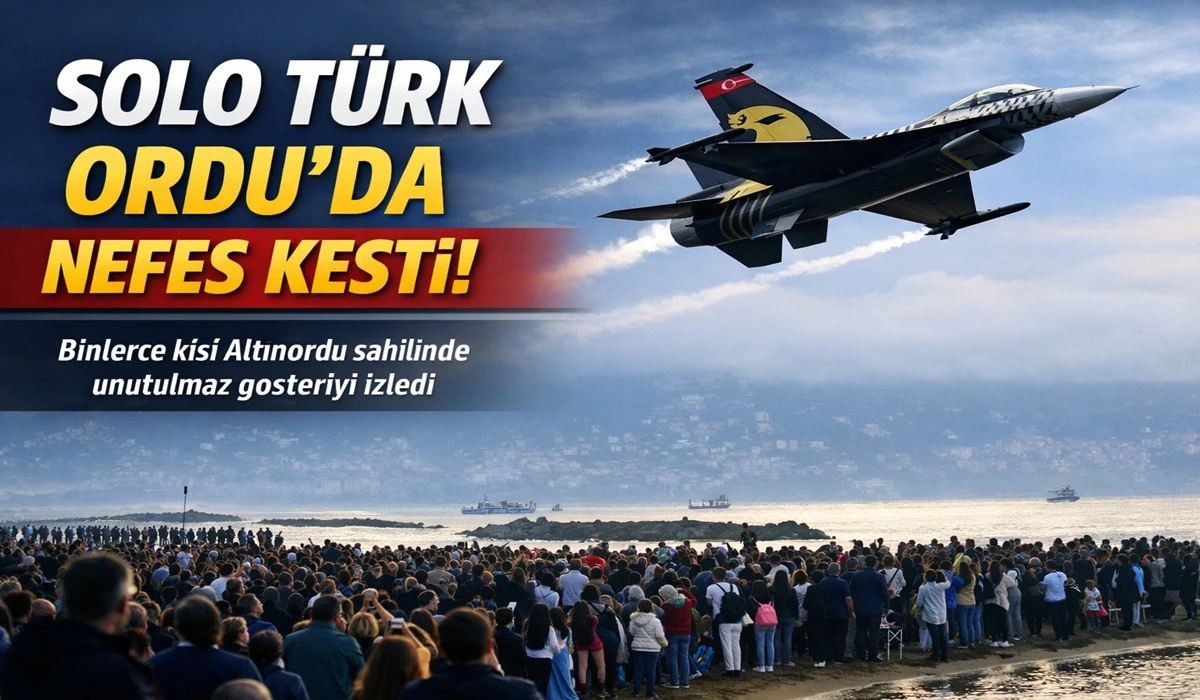 Solo T&uuml;rk Ordu Semalarında! Binlerce Ordulu Sahile Aktı
