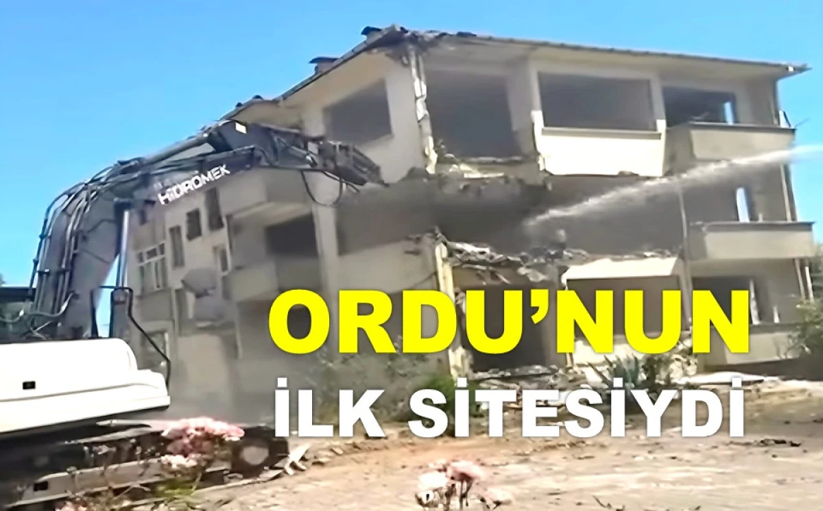 SOYA SİTESİ YIKILIYOR