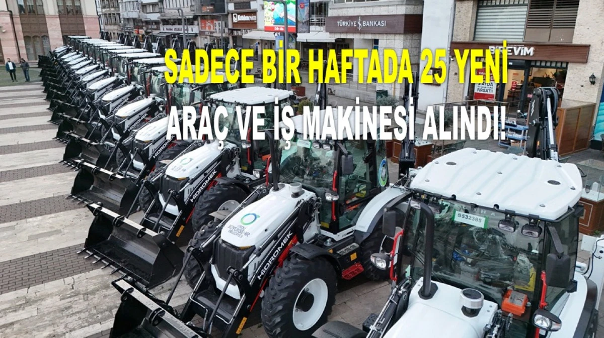 TAMAMEN ÖZ KAYNAKLA ARAÇ FİLOSU 340'A ÇIKTI