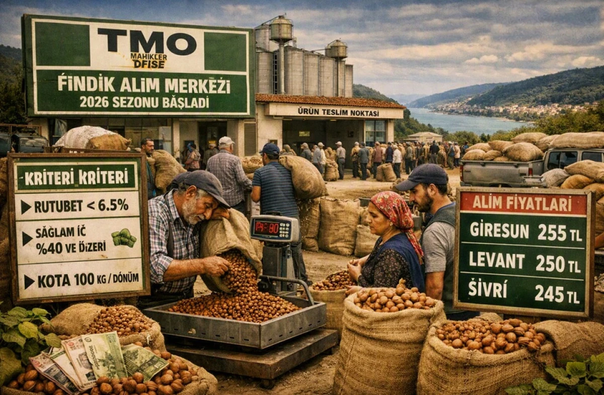 TMO Fındık Alımlarına Başladı: Alımlarda Kota Var