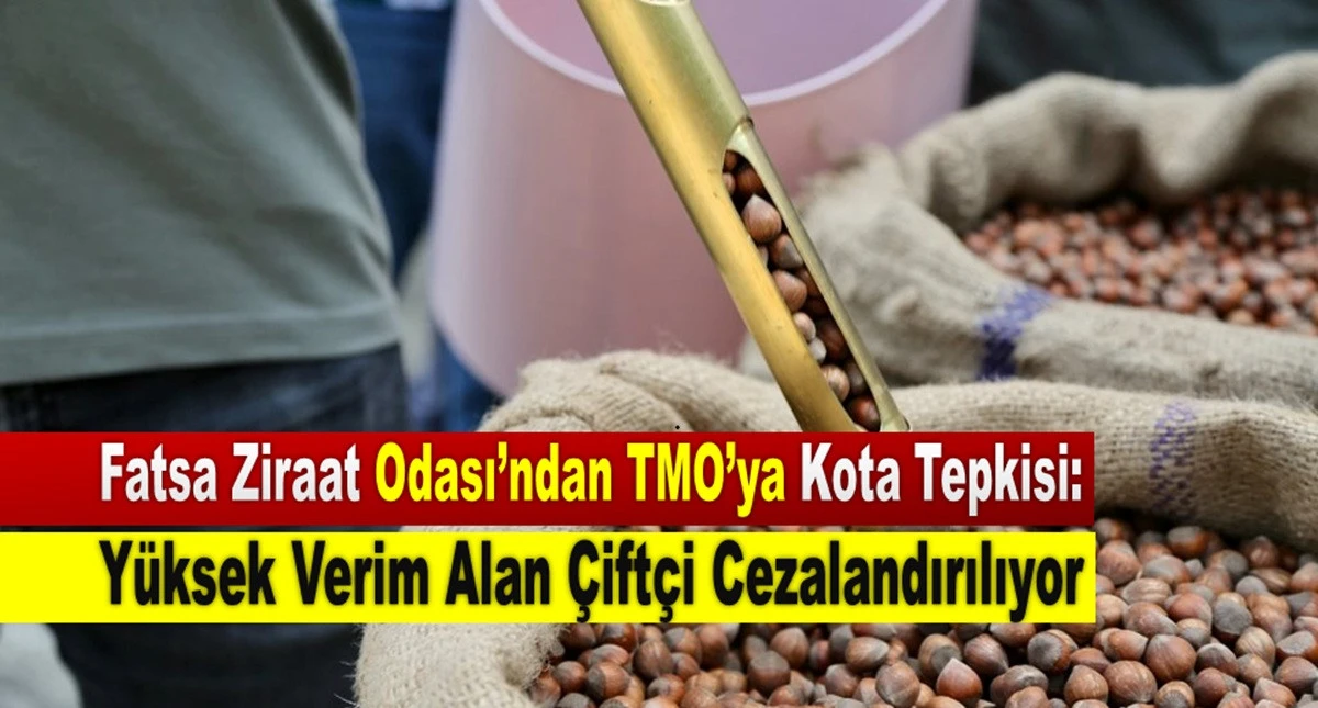 TMO'ya &Ccedil;ağrı: &Uuml;reticinin T&uuml;m Fındığı Alınmalıdır!