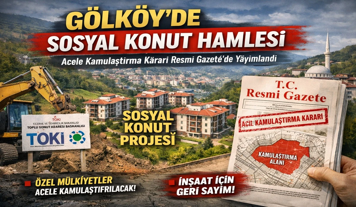 TOKİ'den Ordu'da Acele Kamulaştırma Kararı