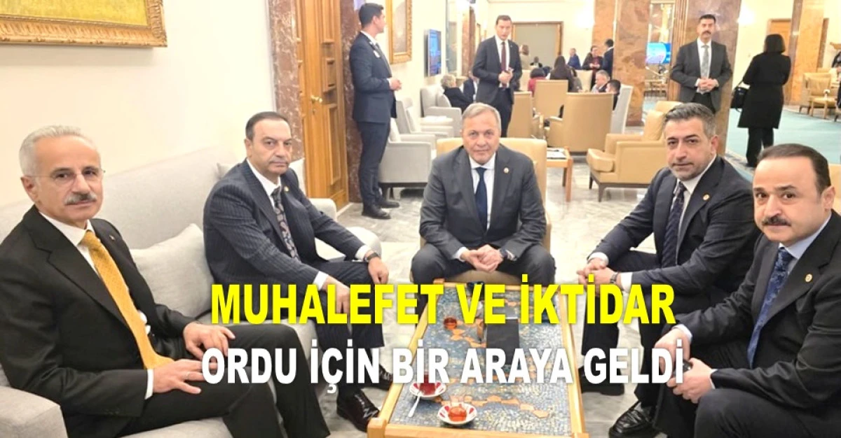 TORUN VE ŞANLITÜRK ULAŞTIRMA BAKANIYLA ORDU'YU KONUŞTU