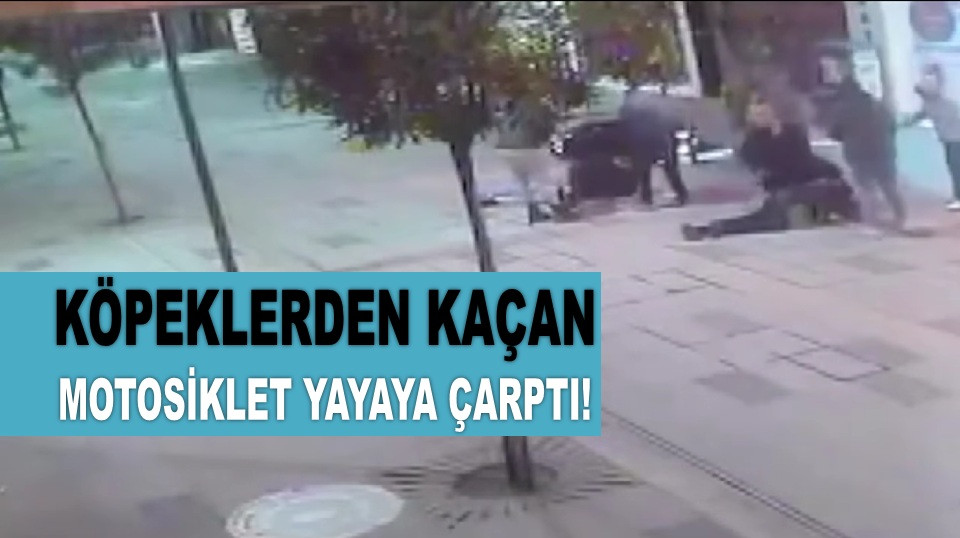 TRAFİĞE KAPALI YOLDA MOTOSİKLETİN ÇARPTIĞI YAYA AĞIR YARALANDI