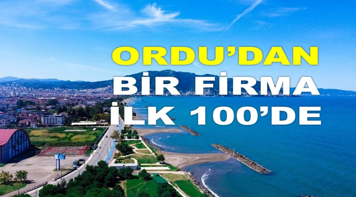 TÜRKİYE'NİN EN BÜYÜK 500 FİRMASI'NDAN 5'İ ORDU'DA!