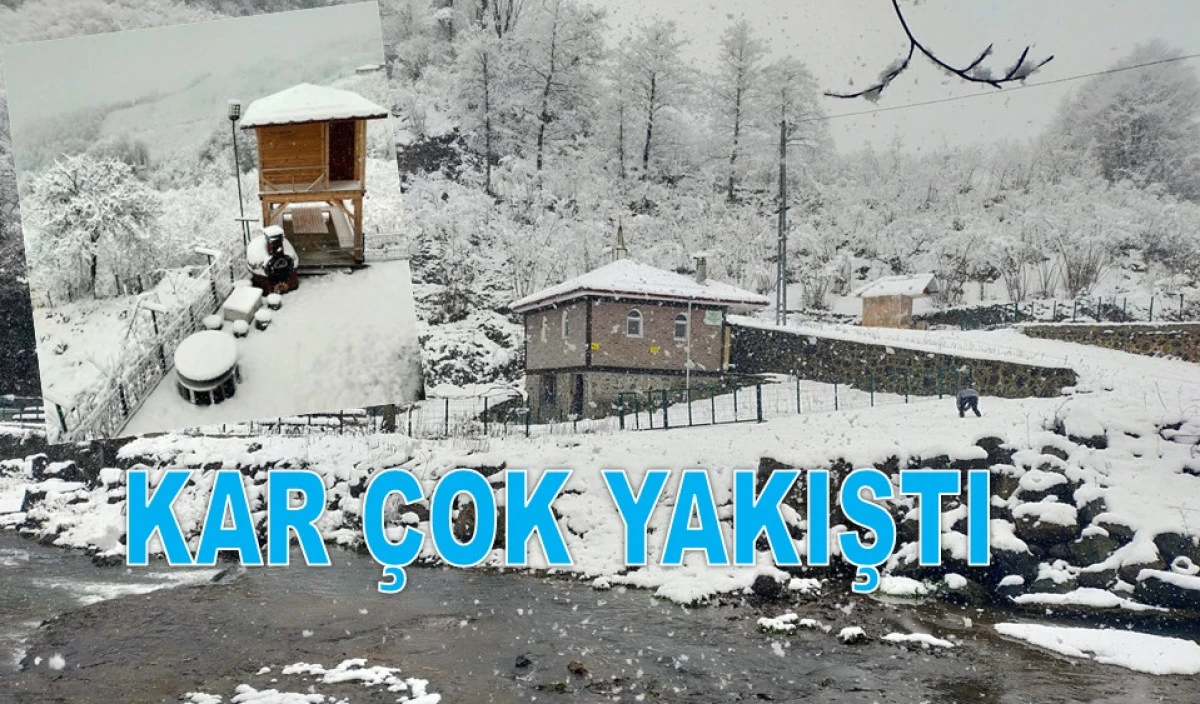 Ulubey Sayaca'da Kar'la Gelen Kartpostallık G&uuml;zellikler