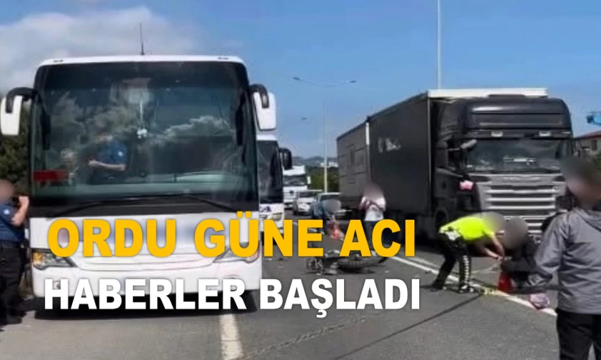 Ünye Feci Kaza: Motosiklet Sürücüsü Hayatını Kaybe