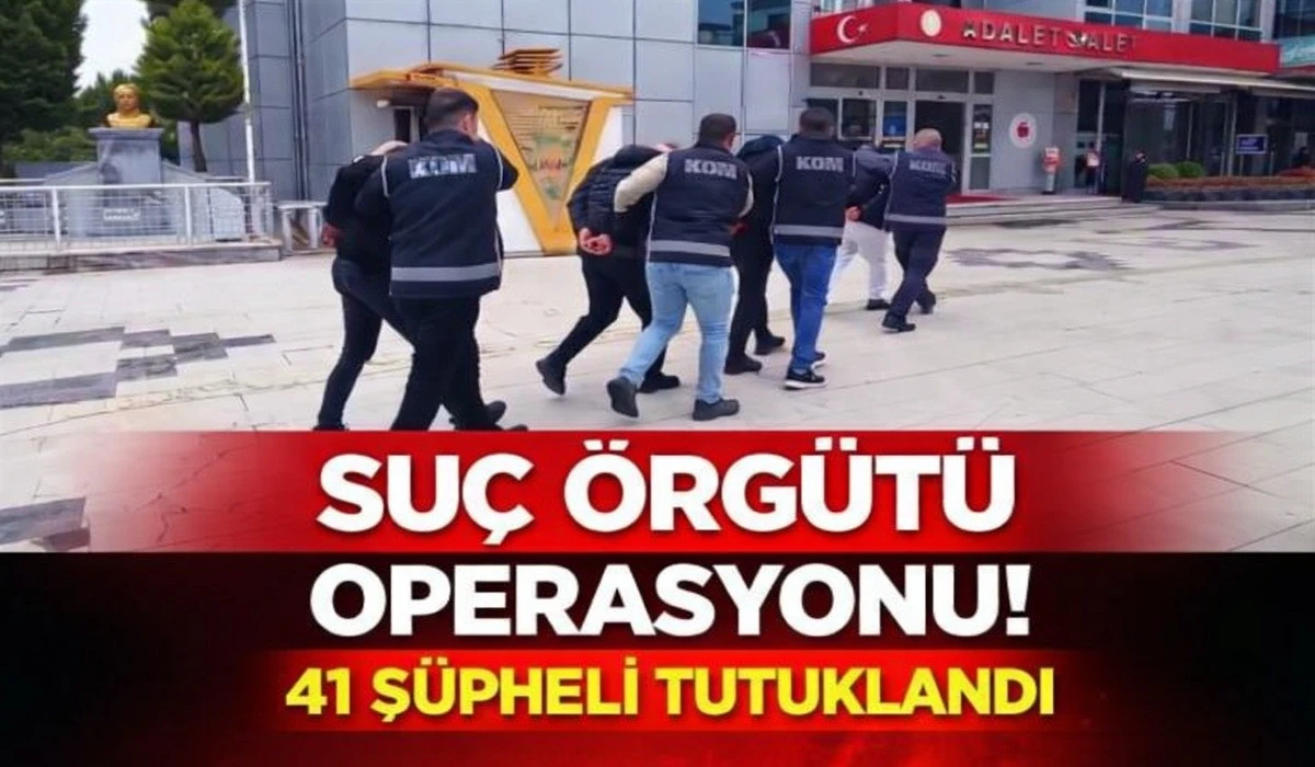 &Uuml;nye&rsquo;de Dev Su&ccedil; &Ouml;rg&uuml;t&uuml; Operasyonu: 41 Tutuklama