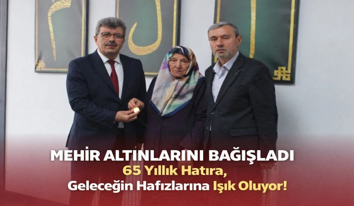 &Uuml;nye&rsquo;de Fikriye Ateş Ninemizden Anlamlı Bağış