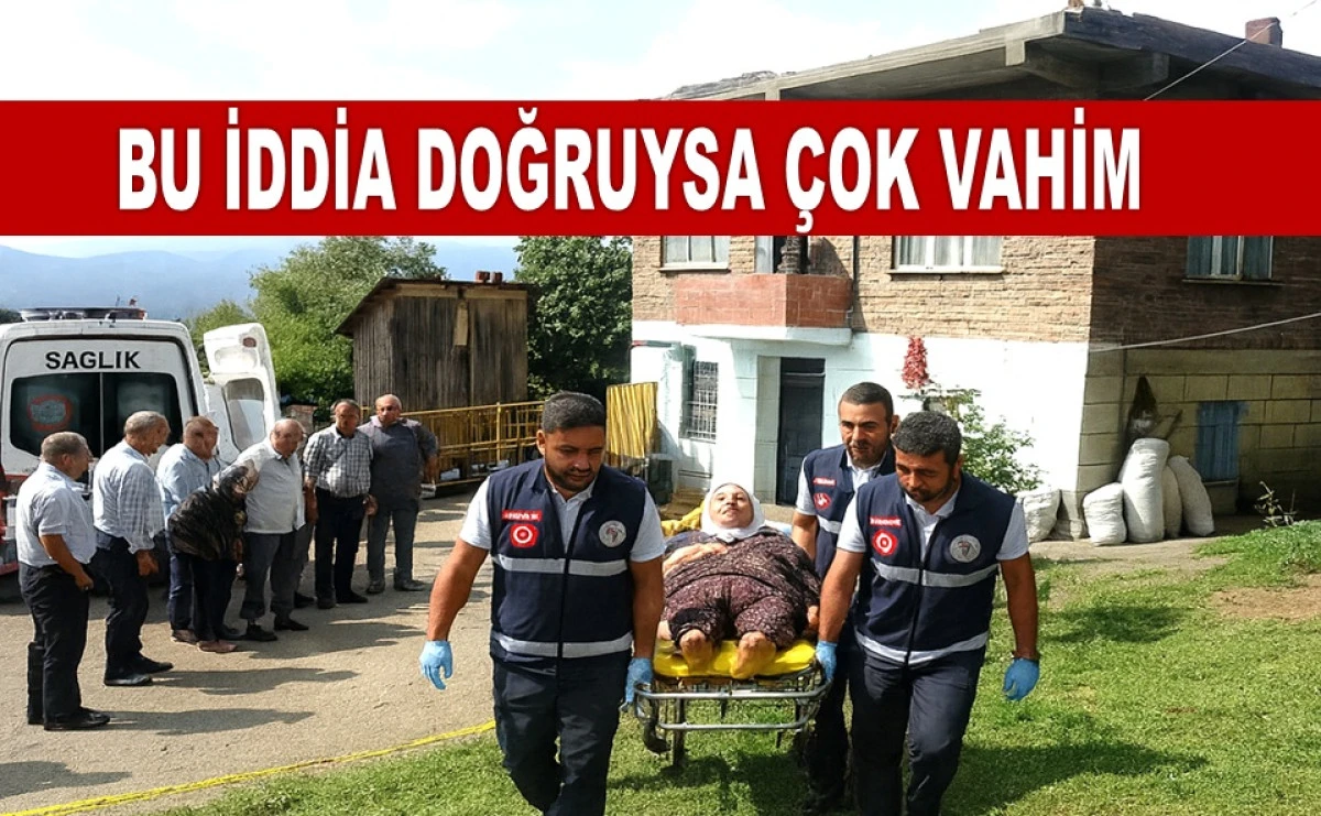 ÜNYE'DE YAŞLI KADIN EVE KİLİTLENİP TERK EDİLDİ