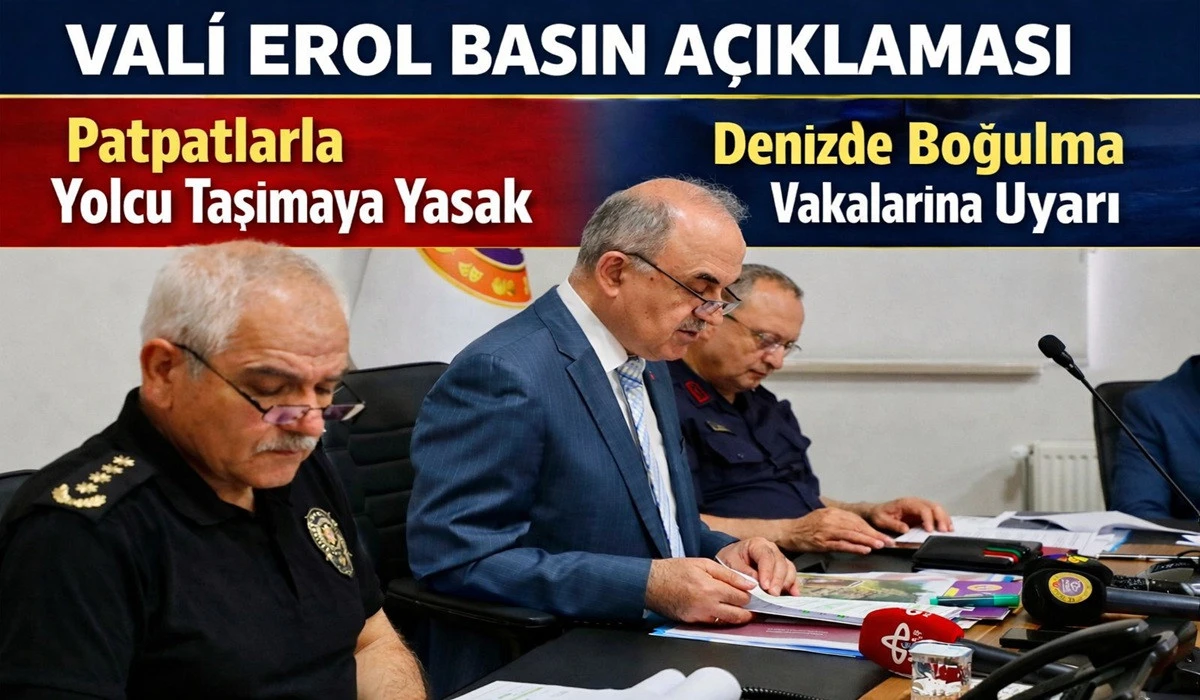 Vali Erol: Canımız Yanıyor, G&ouml;z Yumulmayacak