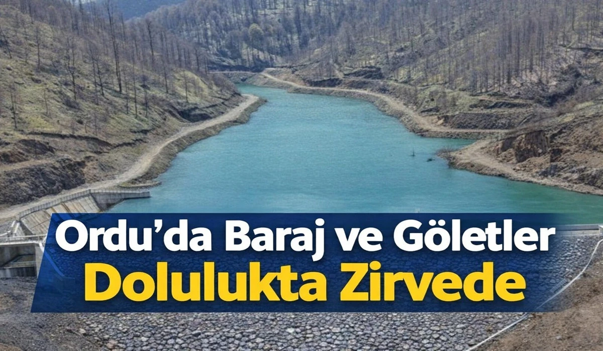 Yağışlar Ordu&rsquo;nun Su Depolarını Doldurdu!