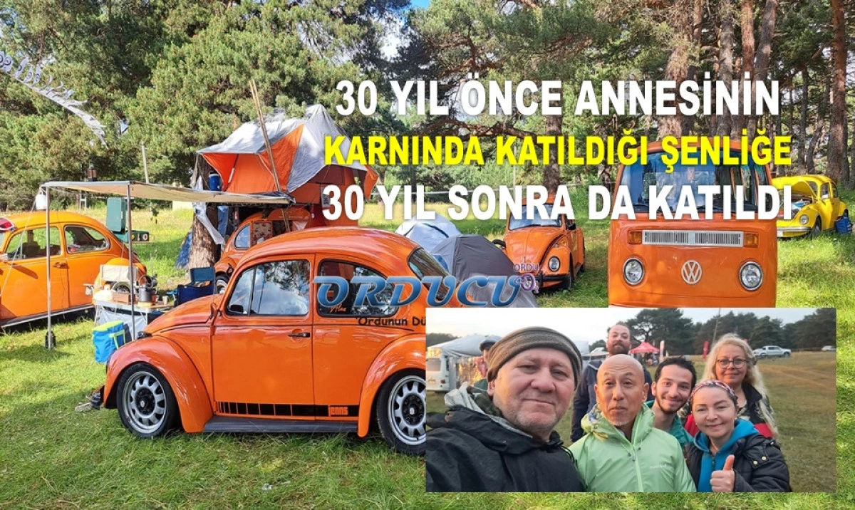 YAKLAŞIK 400 VOSVOS TUTKUNU ORDU'DA BULUŞTU