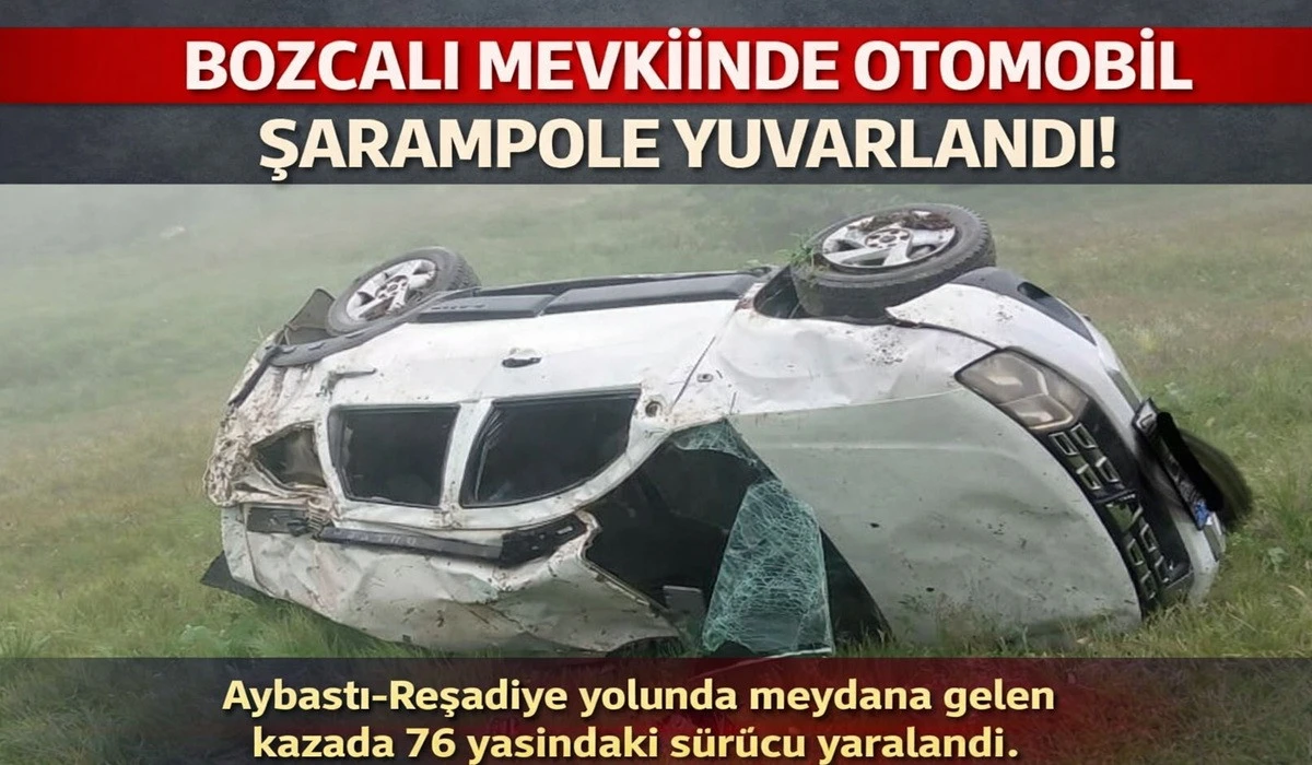 Yayla Yolunda Otomobil Takla Attı: S&uuml;r&uuml;c&uuml; Hastanede!