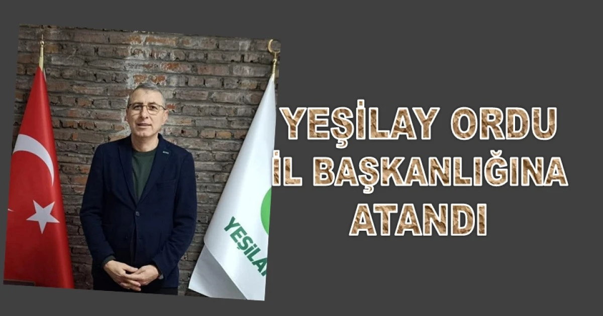 Yeşilay Ordu İl Başkanlığında Hamdi Şensoy D&ouml;nemi