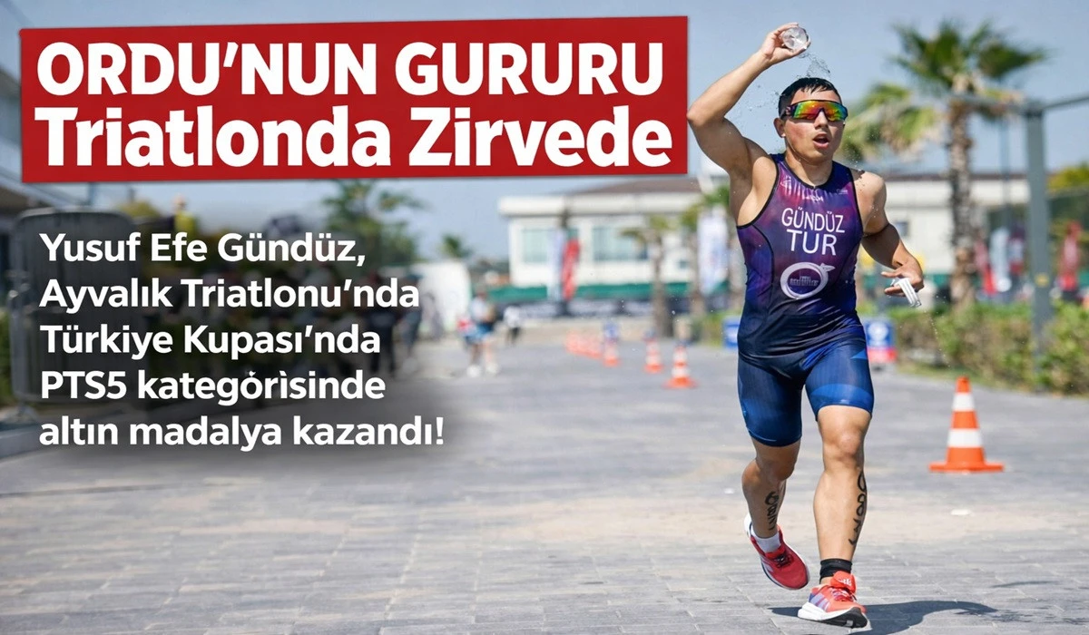 Yusuf Efe G&uuml;nd&uuml;z Ayvalık&rsquo;ta Zirveye &Ccedil;ıktı